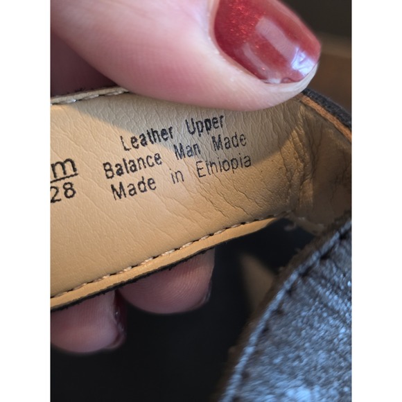 Naturalizer Violet Wedge Sandals Black Leather Slides Heels Slip on Shoes 11 M‎ - Picture 6 of 9